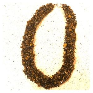 Tigers eye collar necklace